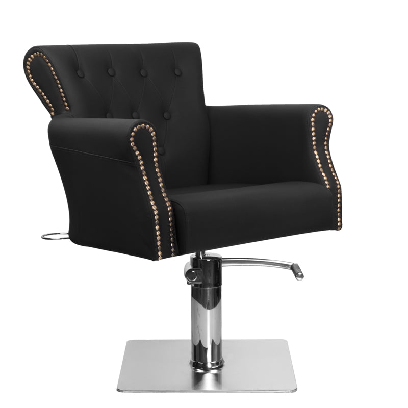 Système capillaire chaise de barbier ber 8541 noir