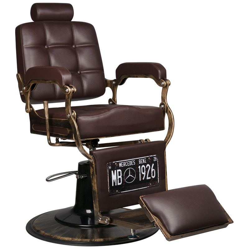 Gabbiano barber chair Boss brown