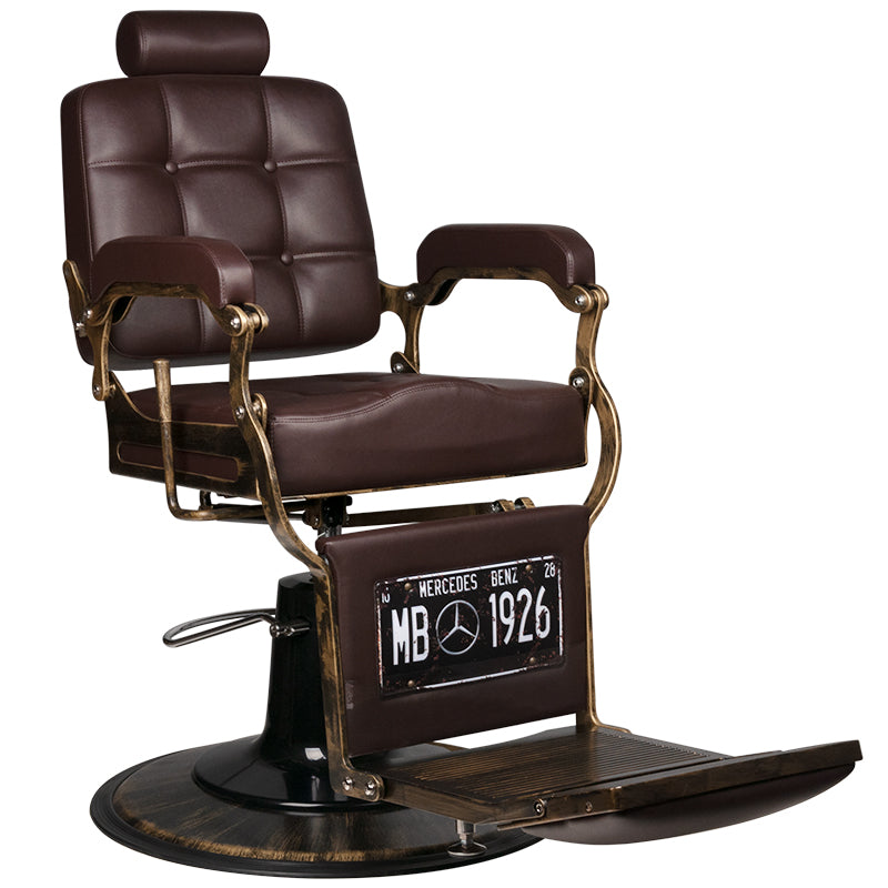 Gabbiano barber chair Boss brown