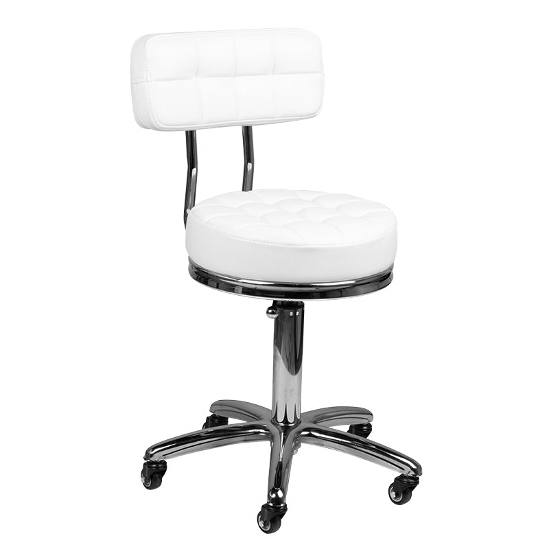 Tabouret cosmétique am-877 blanc