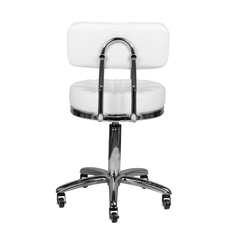 Tabouret cosmétique am-877 blanc