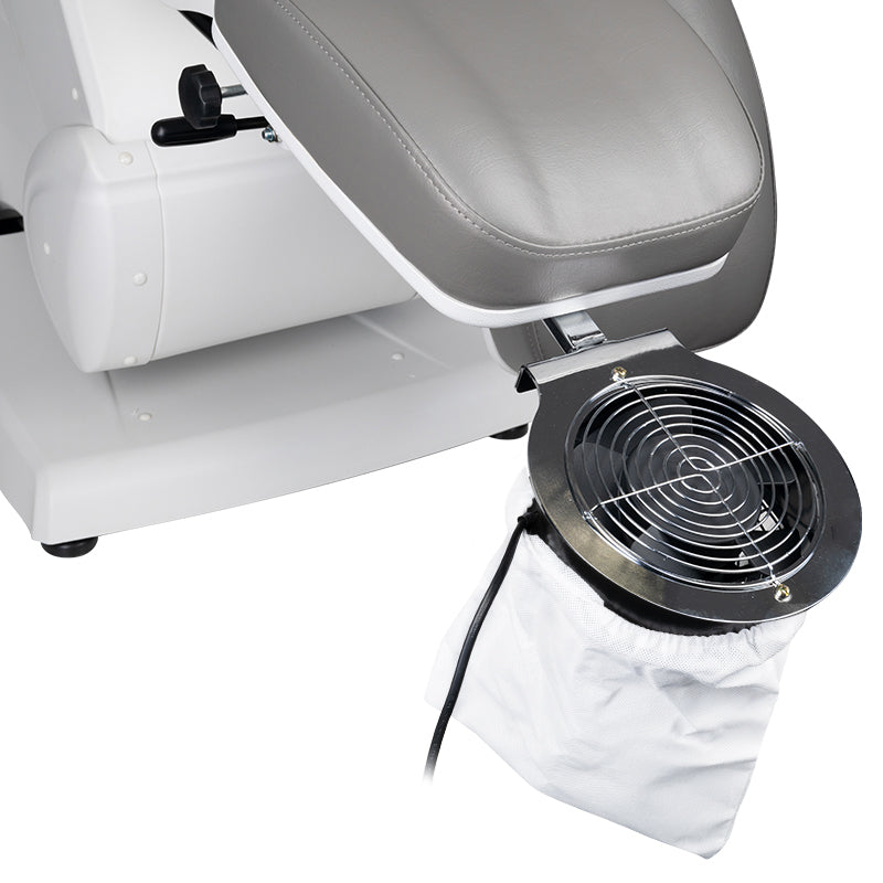 Absorbeur de poussière pour pédicure azzurro f18 chrome