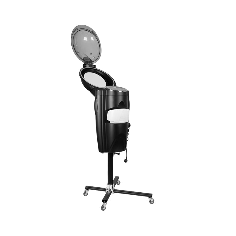 Sauna de coiffure Gabbiano noir avec ozone actif