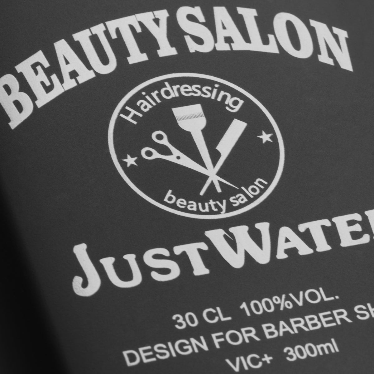 Pulvérisateur de cheveux de barbier noir 300 ml