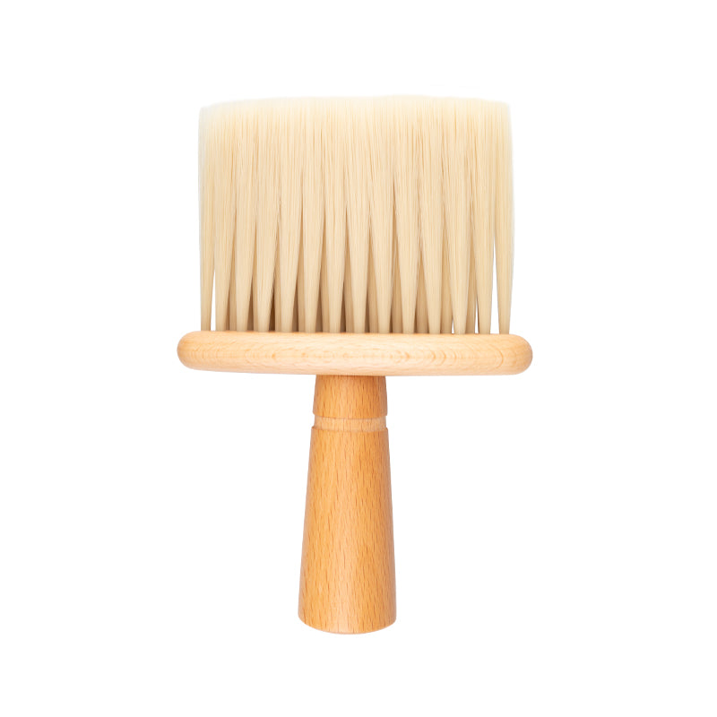 Brosse de coiffure, col en bois