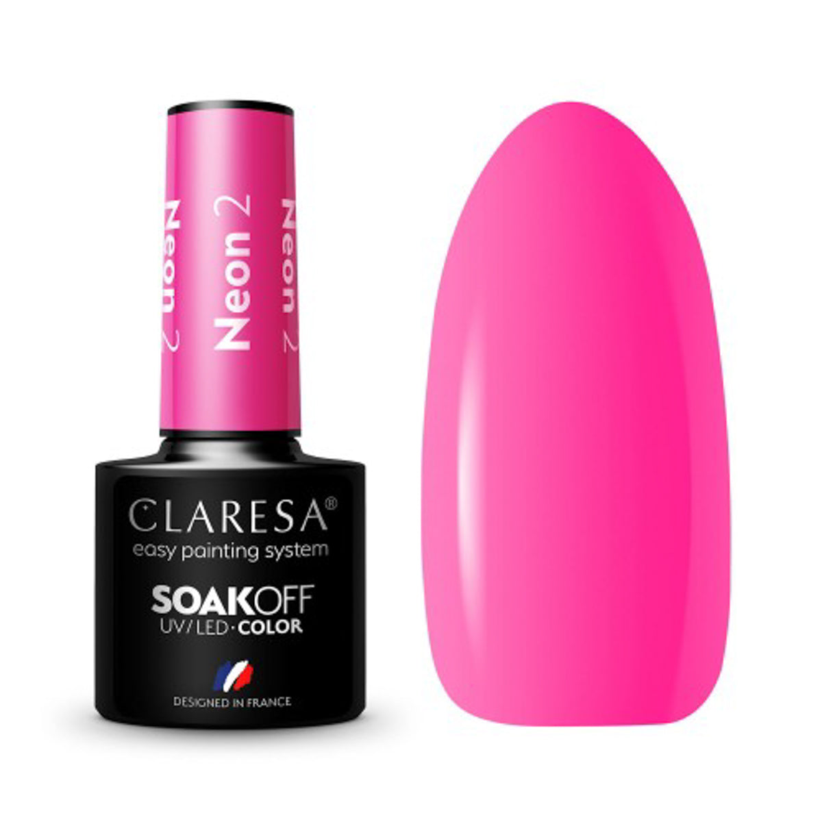CLARESA Vernis à ongles hybride NEON 2 -5g