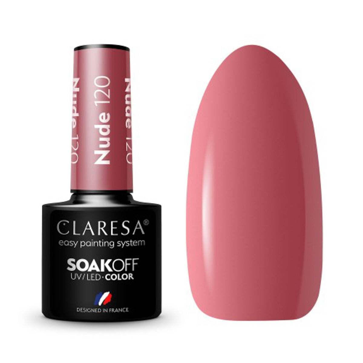 CLARESA Hybrid nail polish NUDE 120 -5g