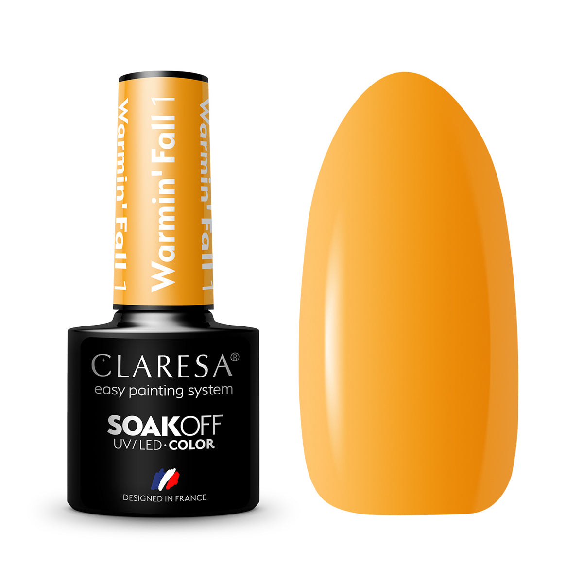 CLARESA Vernis à ongles hybride WARMIN "FALL 1 -5g