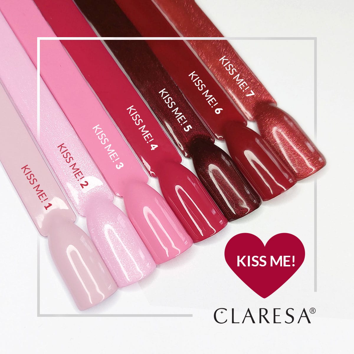 CLARESA vernis hybride Kiss Me ! 2 - 5 g