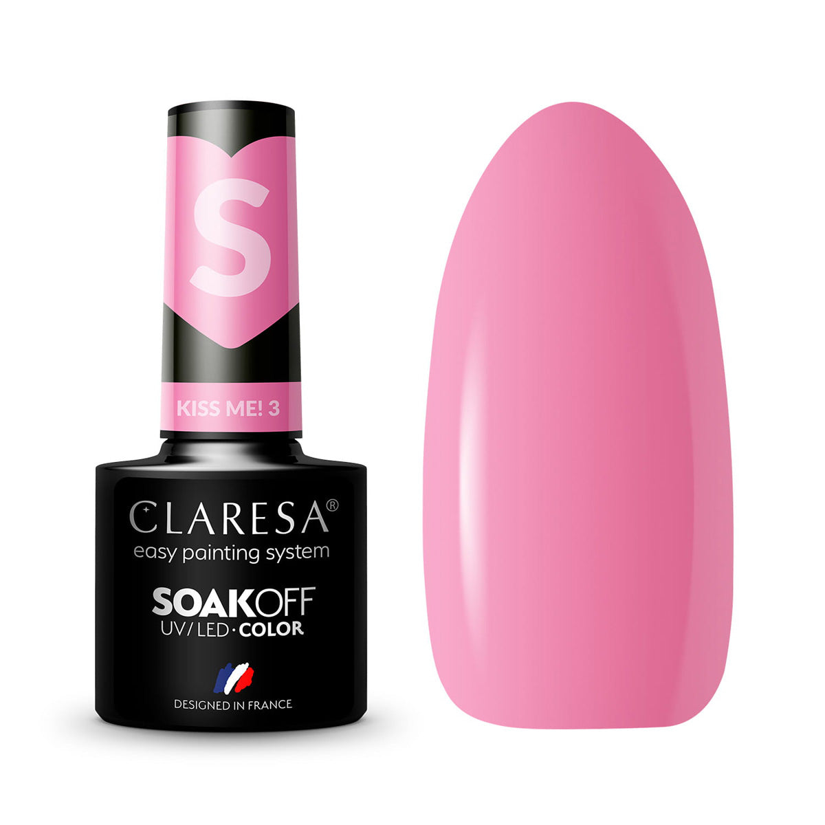 CLARESA vernis hybride Kiss Me ! 3 - 5 g