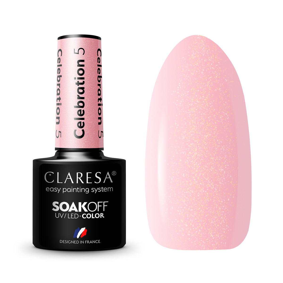 CLARESA Hybrid vernis à ongles célébration 5 -5g