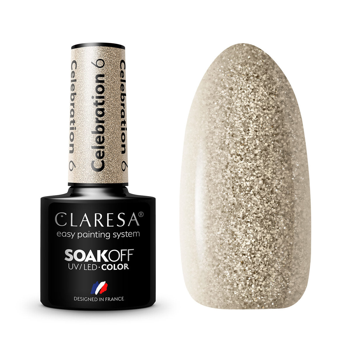 CLARESA Hybrid nail polish CELEBRATION 6 -5g