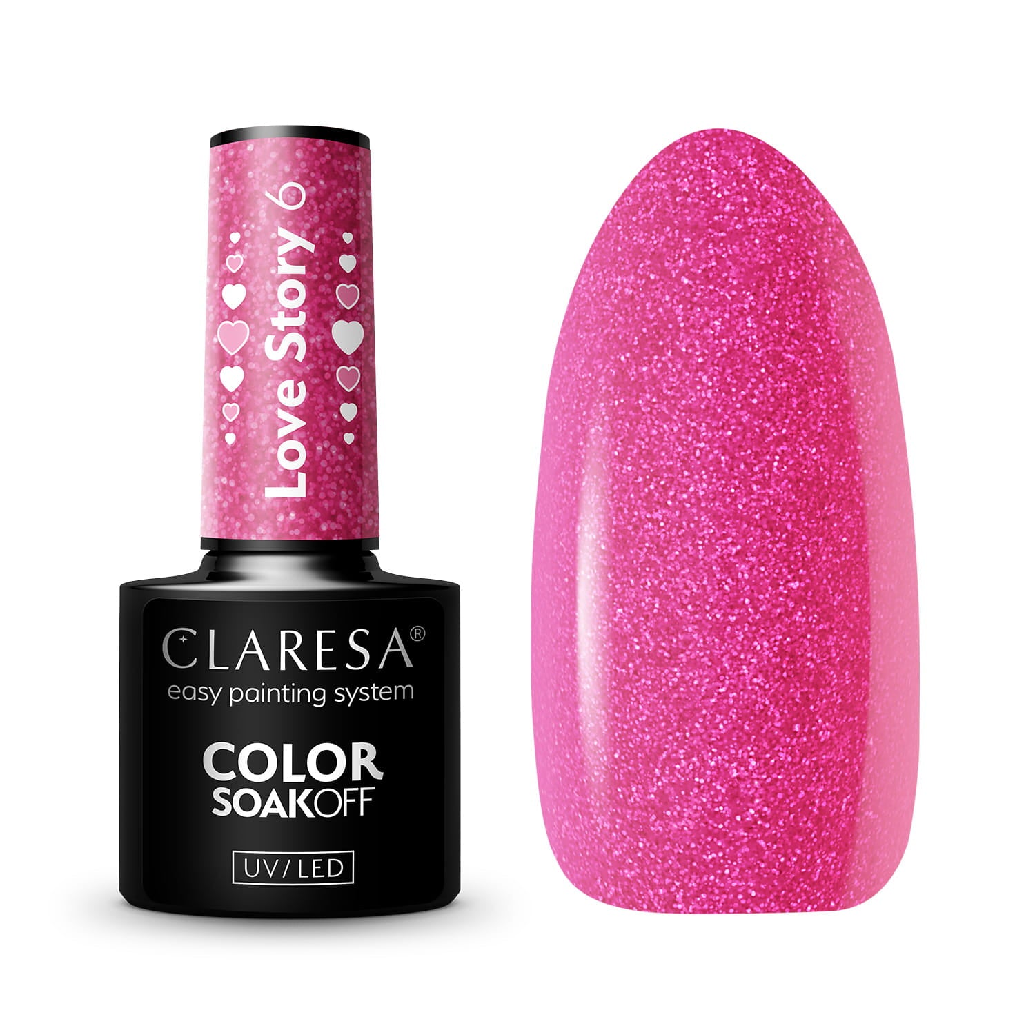 Vernis hybride CLARESA LOVE STORY 6 - 5g
